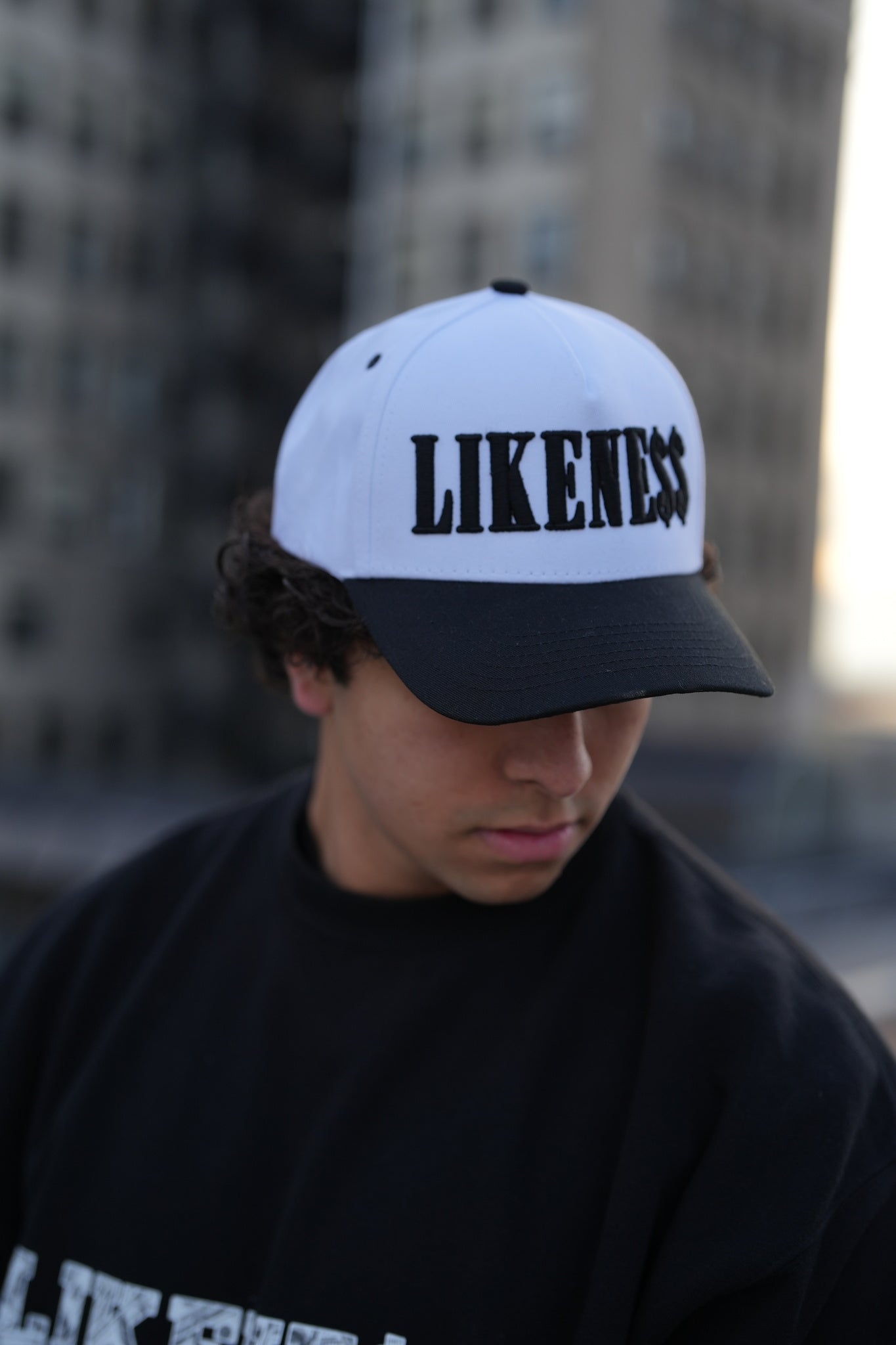 LIKENE$$. Cap (Black and White) - LIKENE$$ Brand