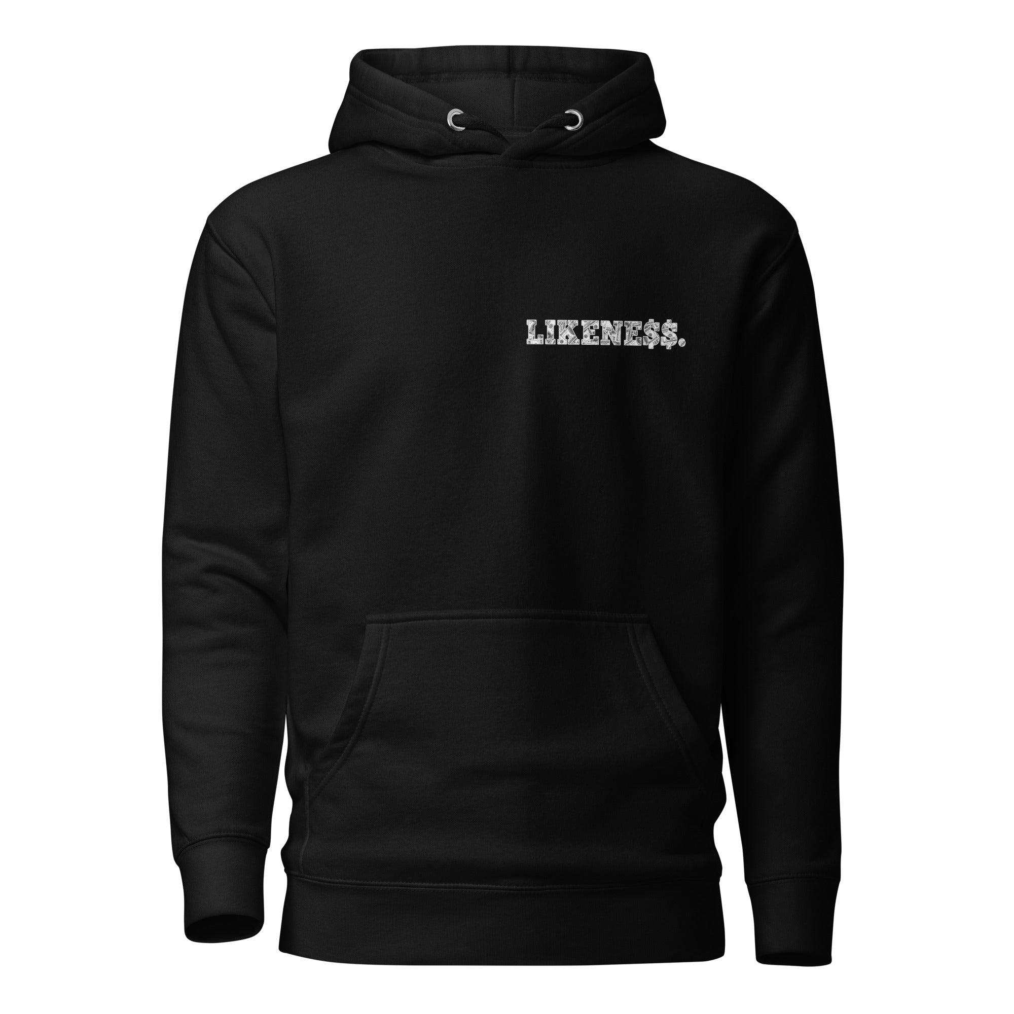 LIKENE$$. Hoodie (small logo) - LIKENE$$ Brand